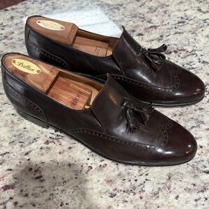 Salvatore Ferragamo Dark Brown Tassel Loafers